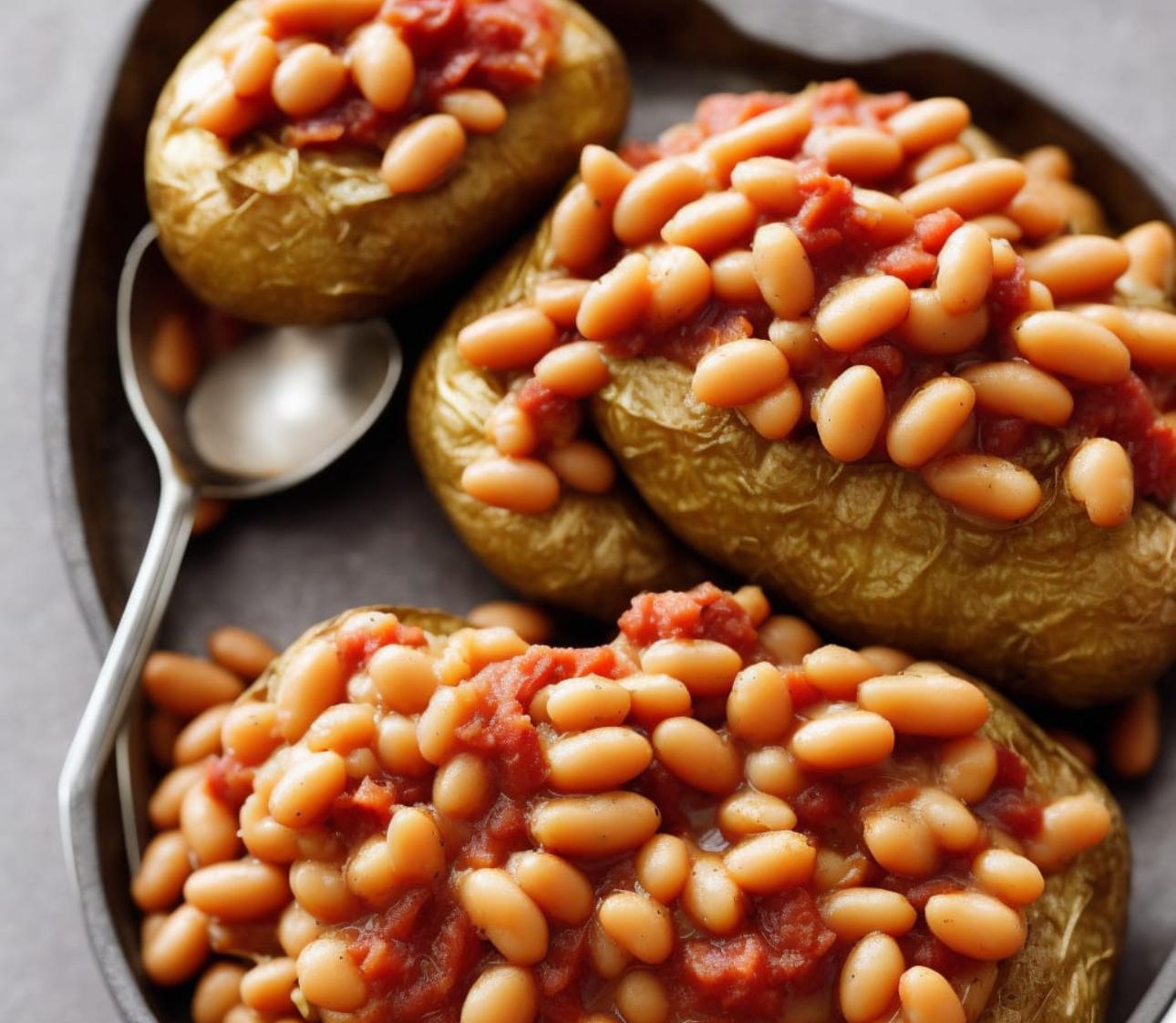 Jacket Potato with Bacon & Beans