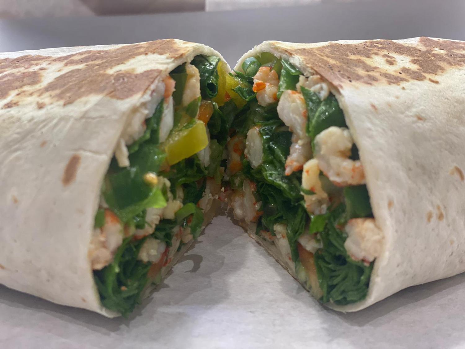 Crayfish & Avocado Wrap