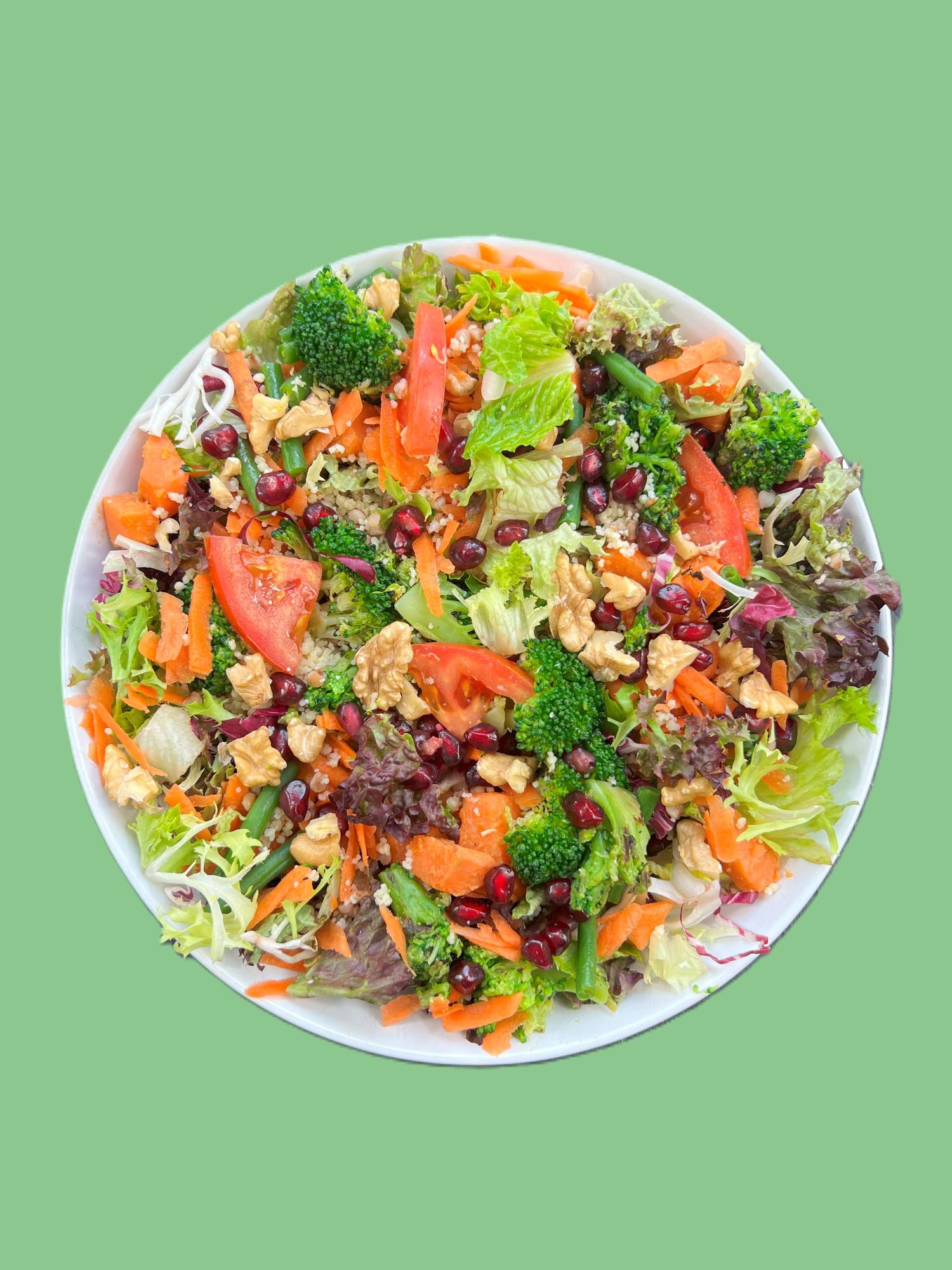 Roasted sweet potato & couscous salad