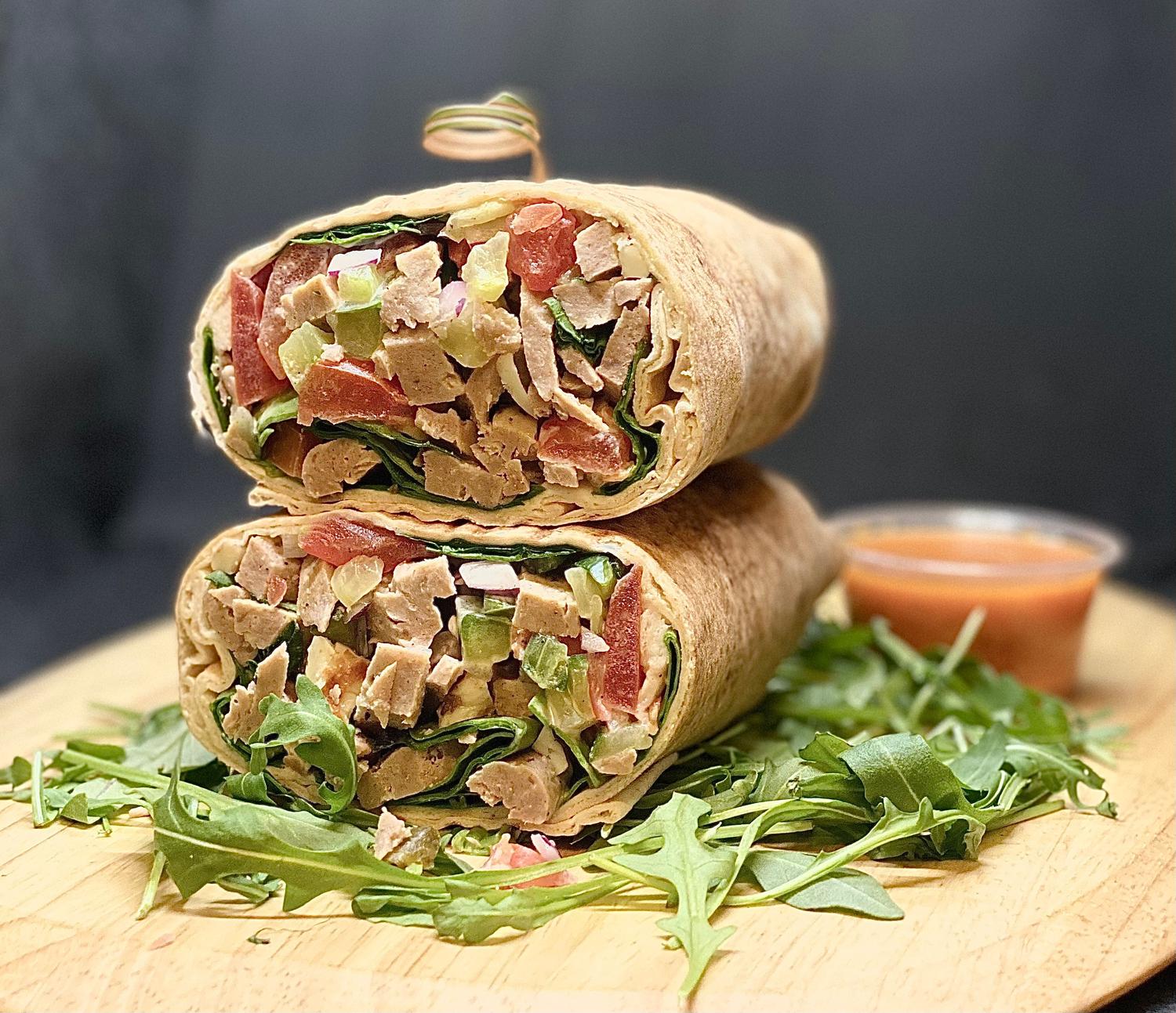 Lamb doner flatbread