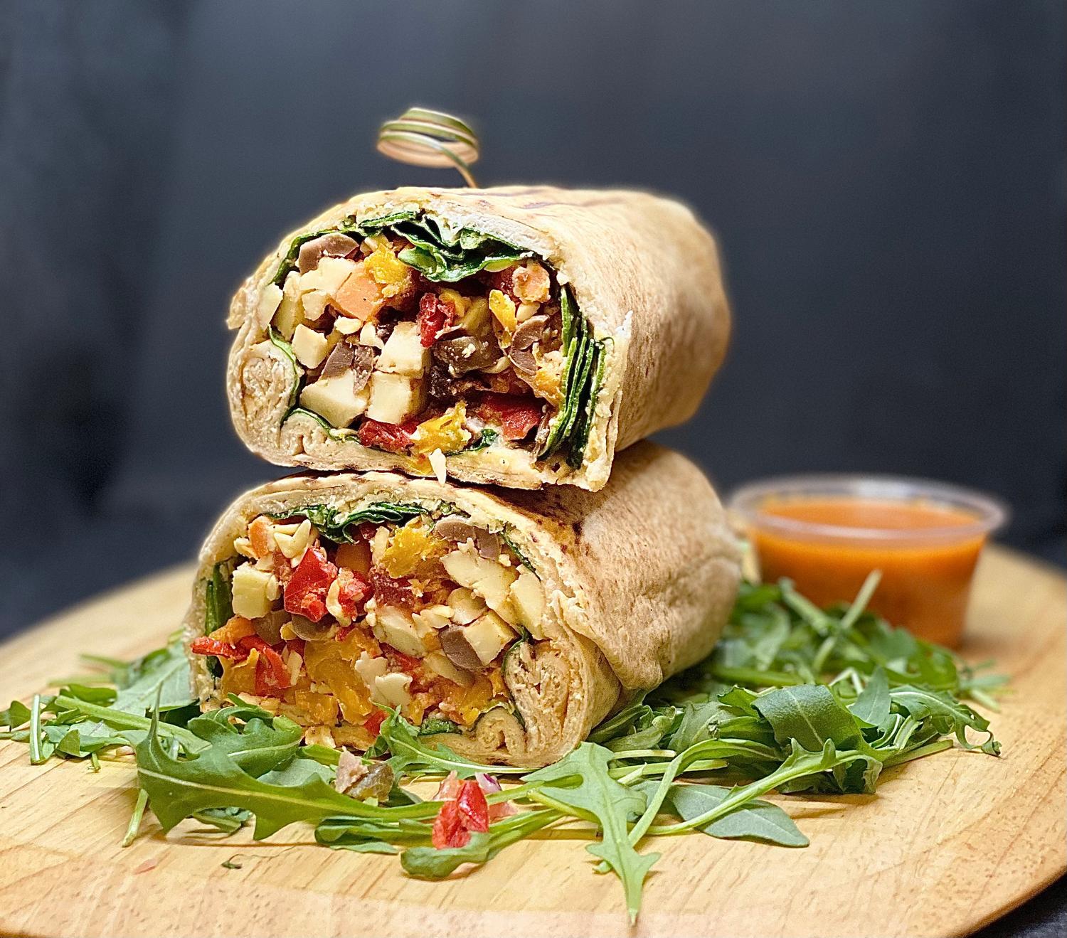 Halloumi flatbread