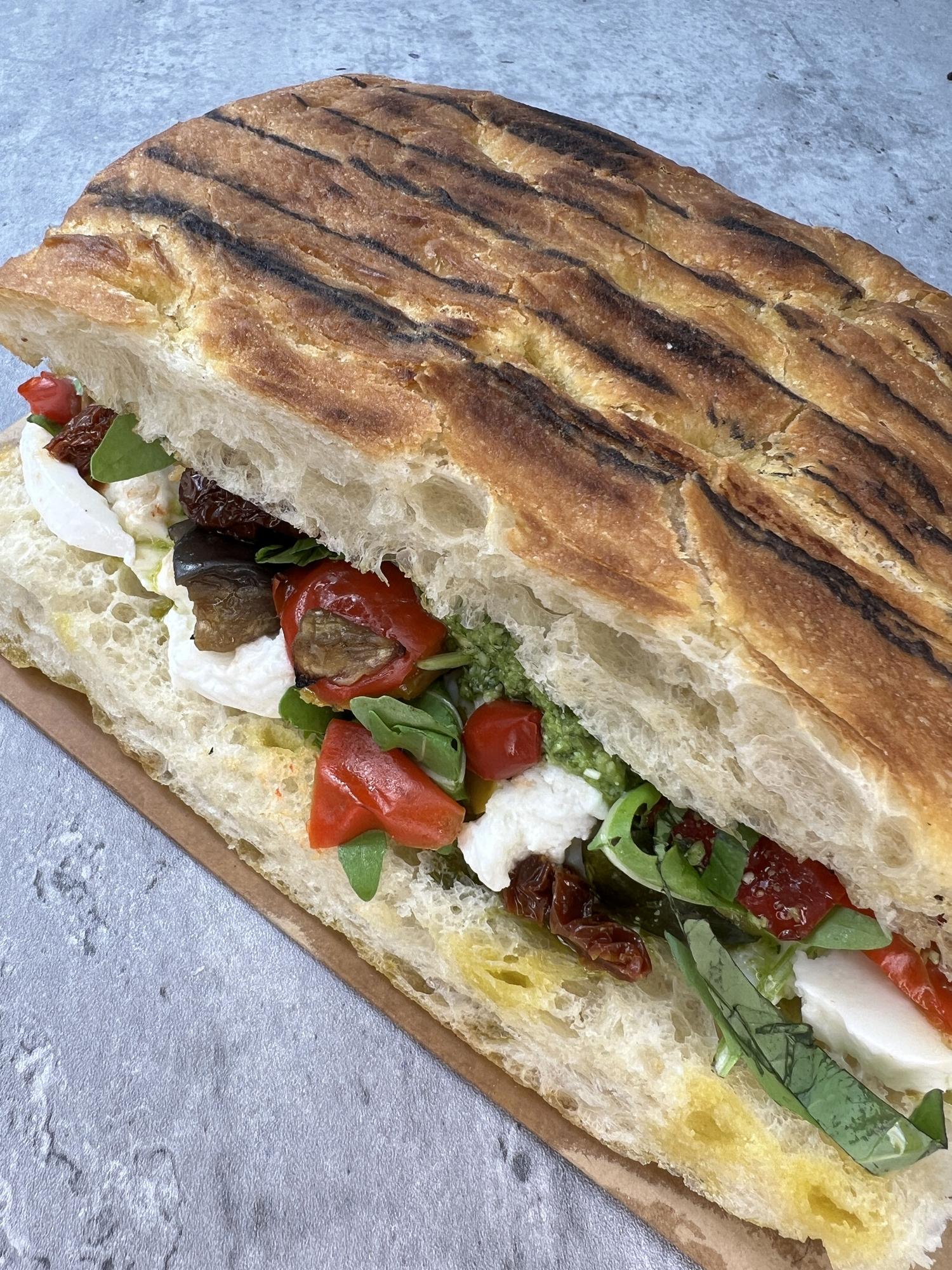 Primavera focaccia
