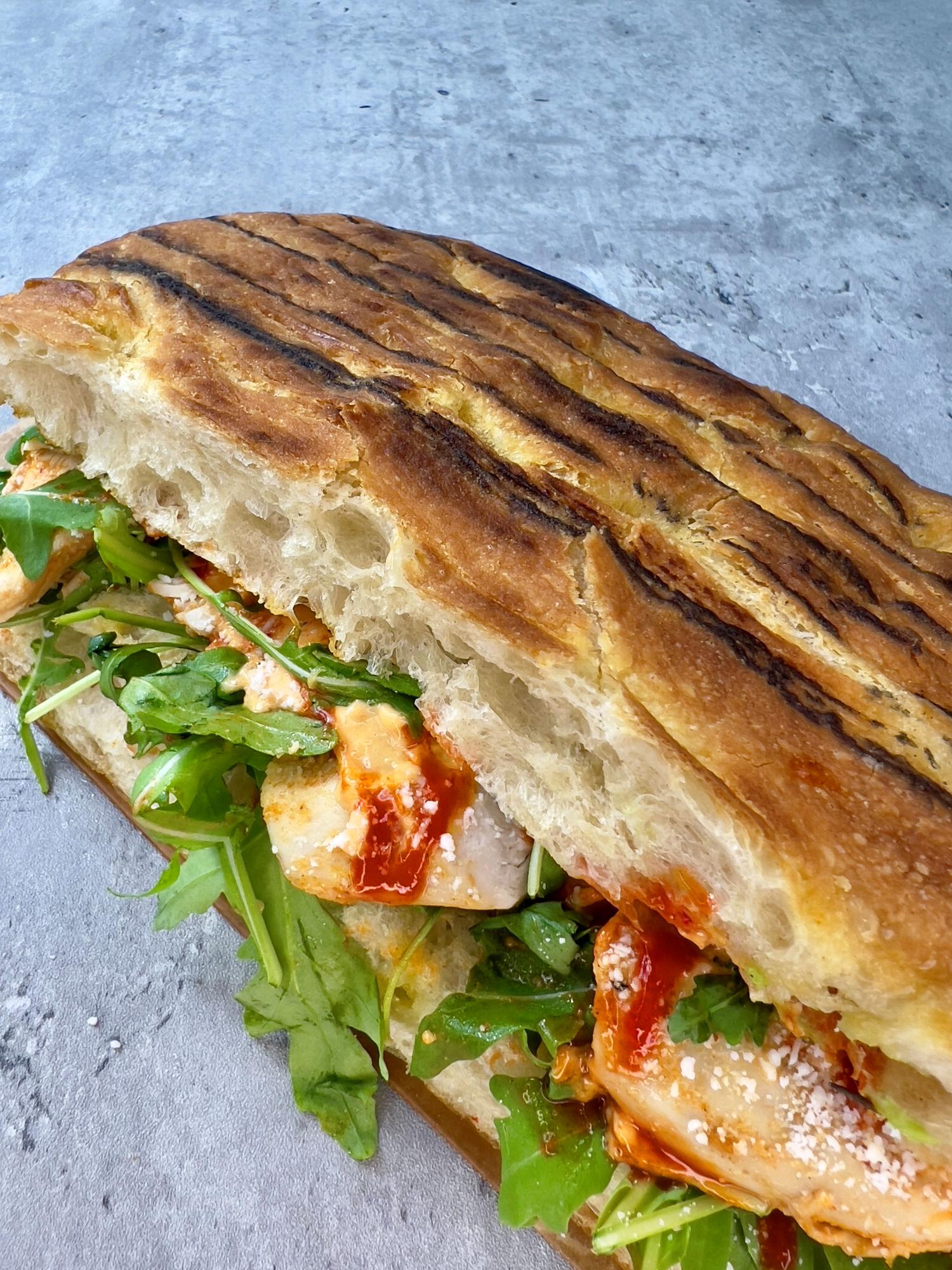 Spicy chicken Focaccia