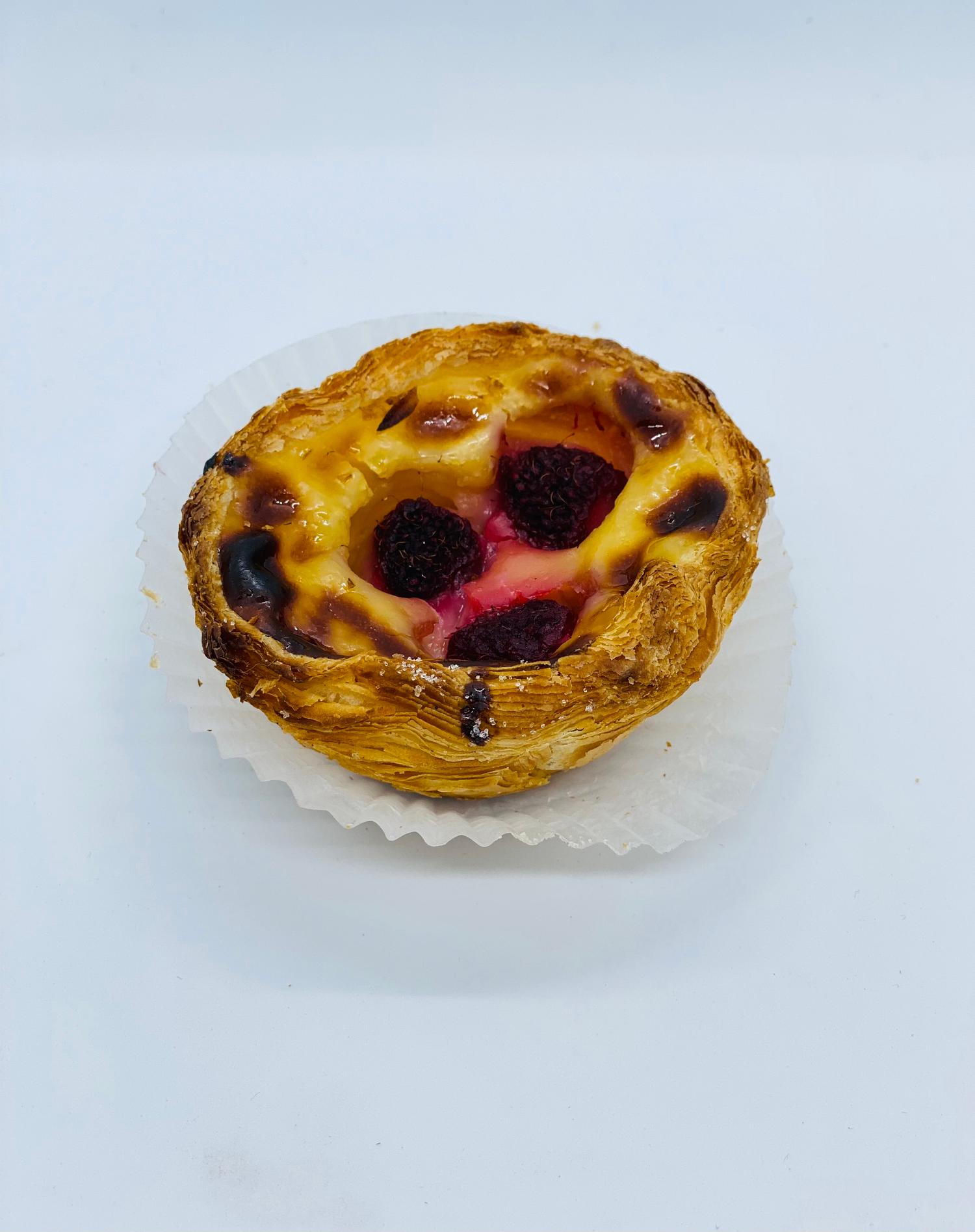 Raspberry Pastel de Nata