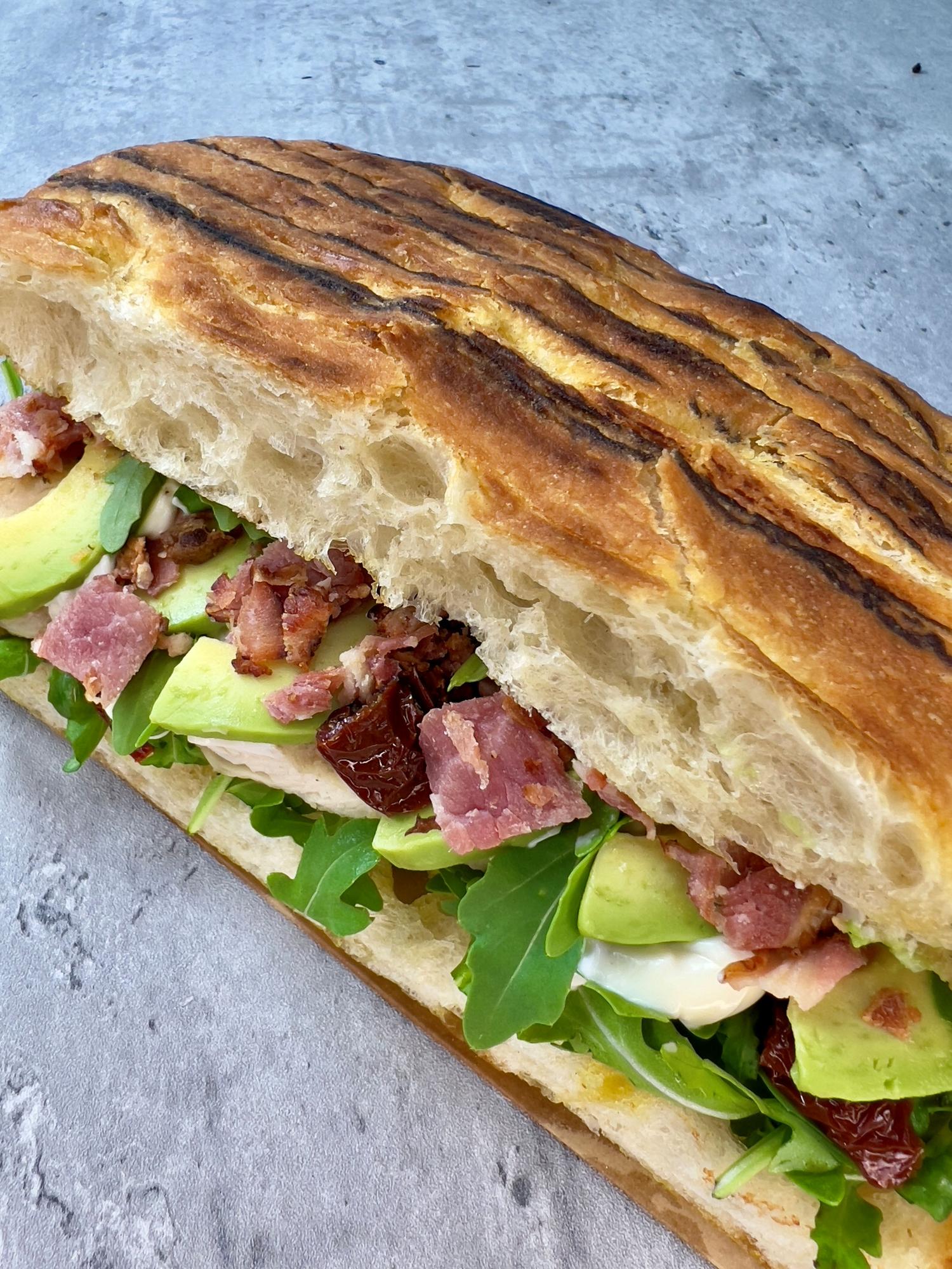 Italian club focaccia