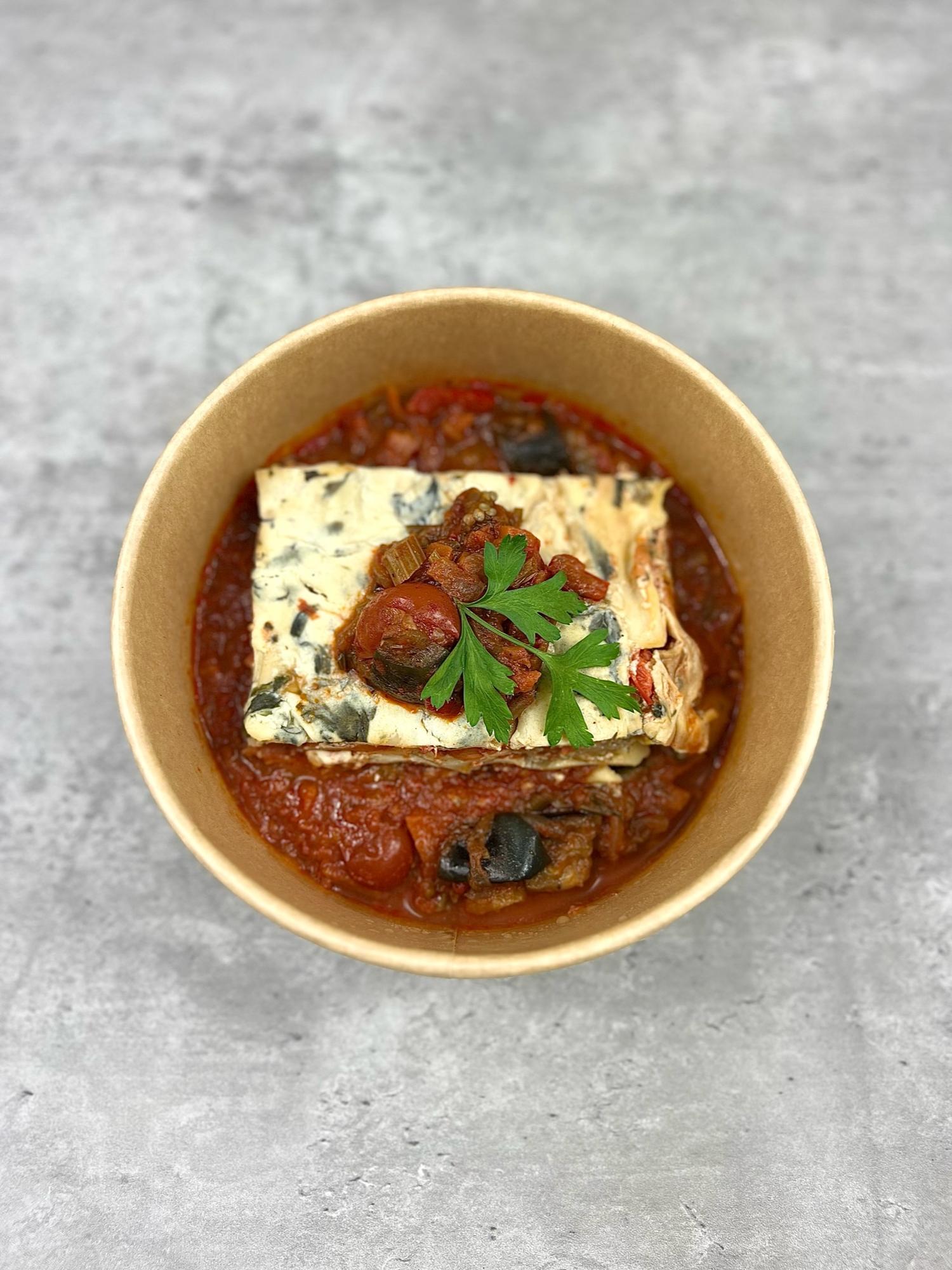 Vegetarian Lasagna pasta pot