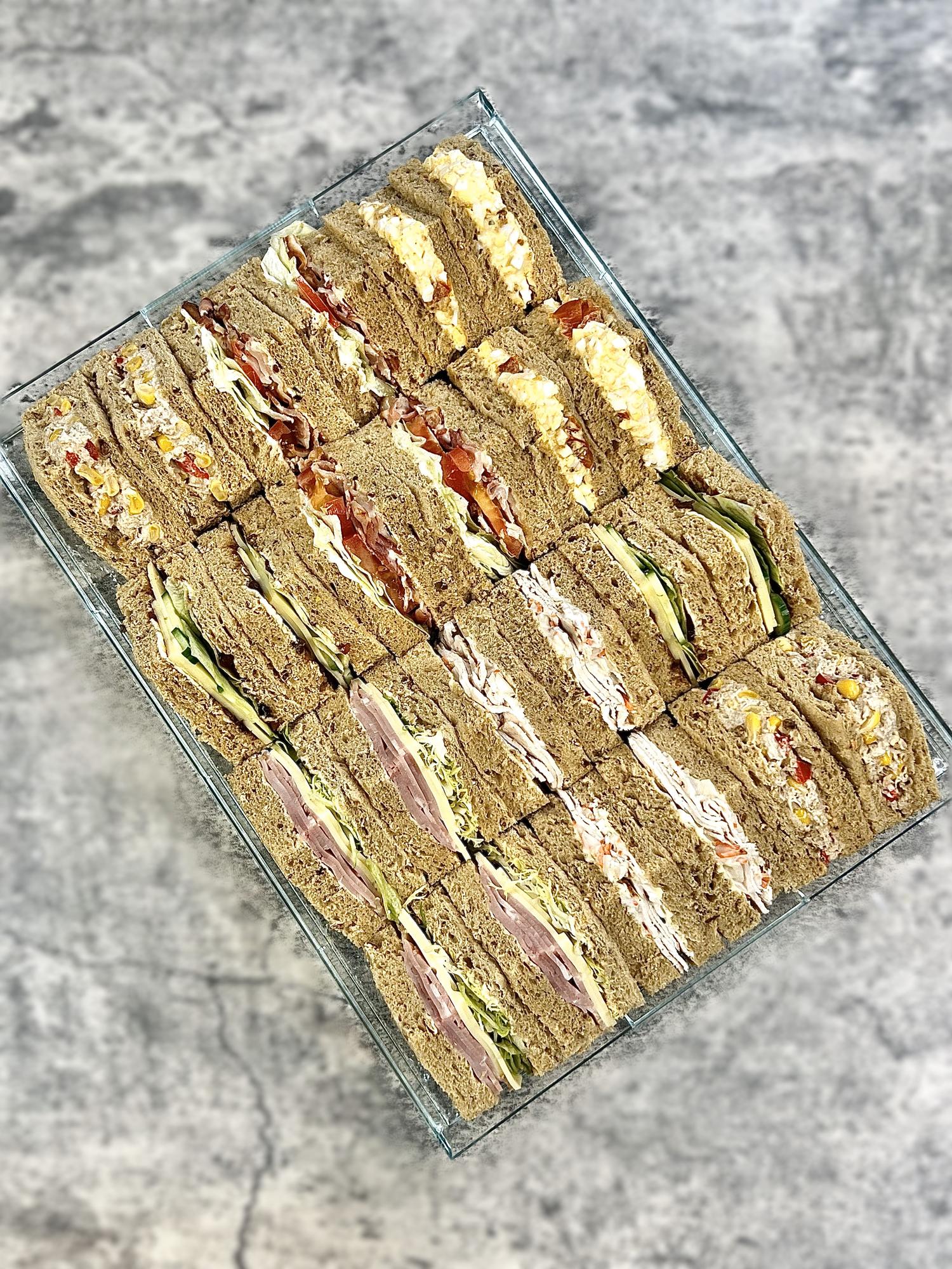 Traditional sandwich platter