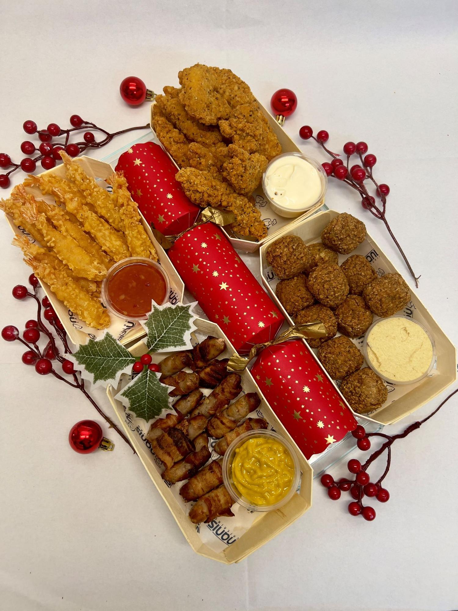 Christmas savoury bites platter