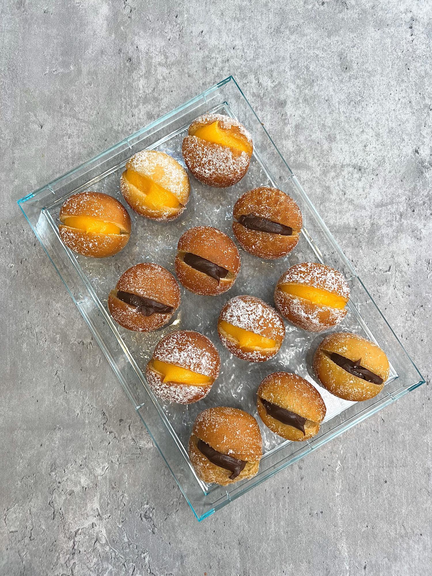 Mini donuts platter