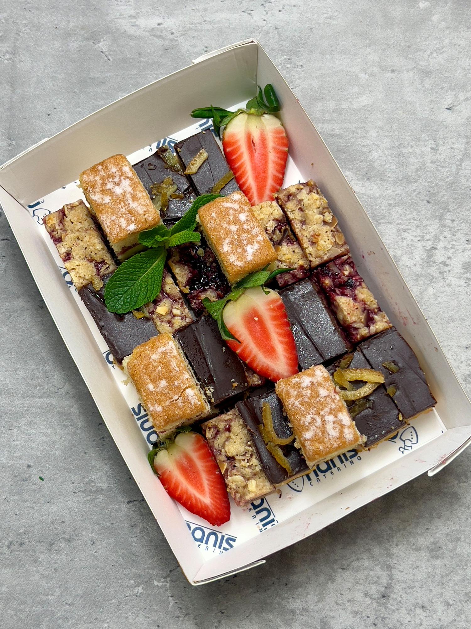 Berry treat platter