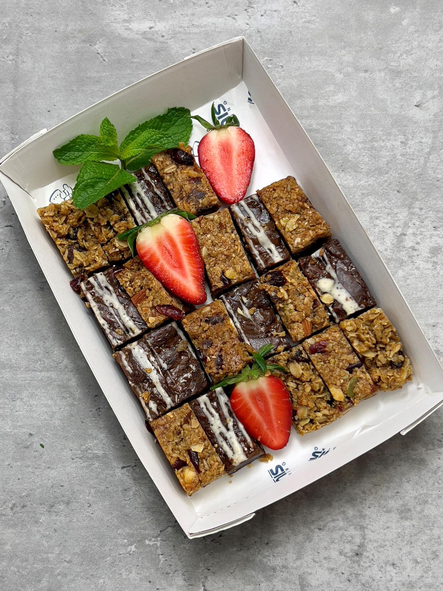 Flap & granola treat