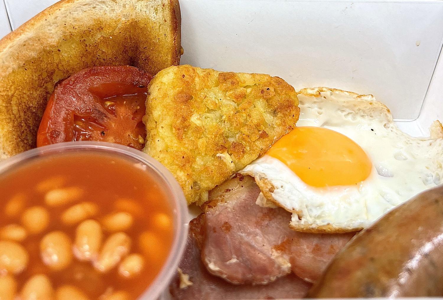 Full English Breakfast box
