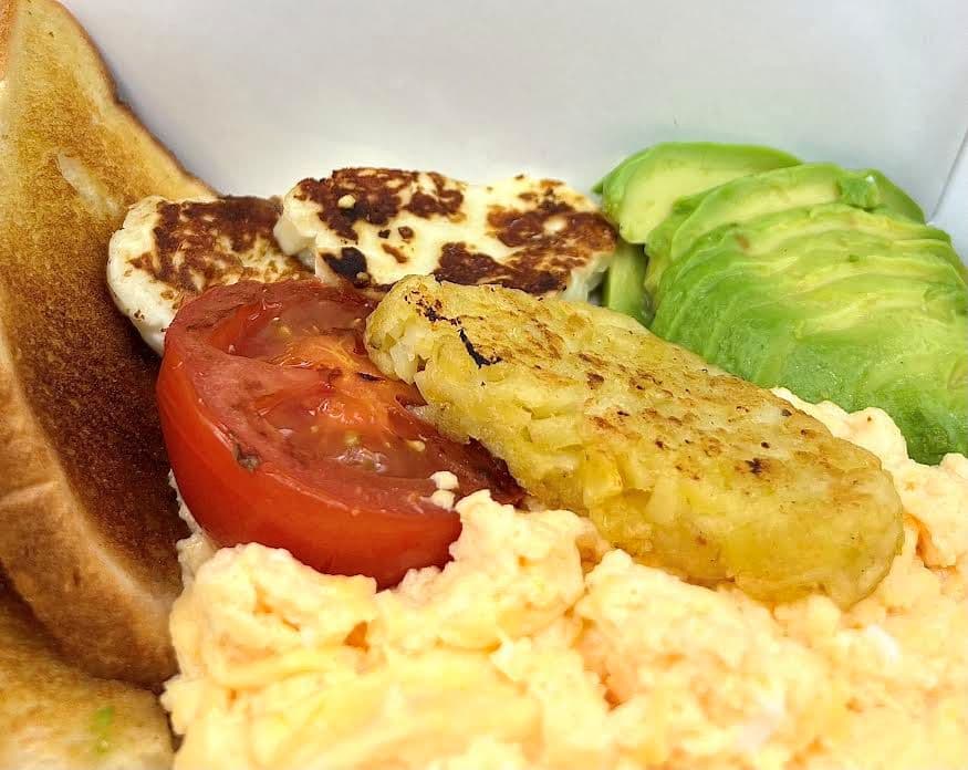 Full veggie breakfast box