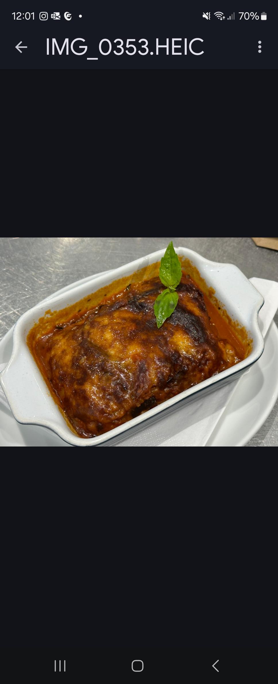 Aubergine Parmigiana