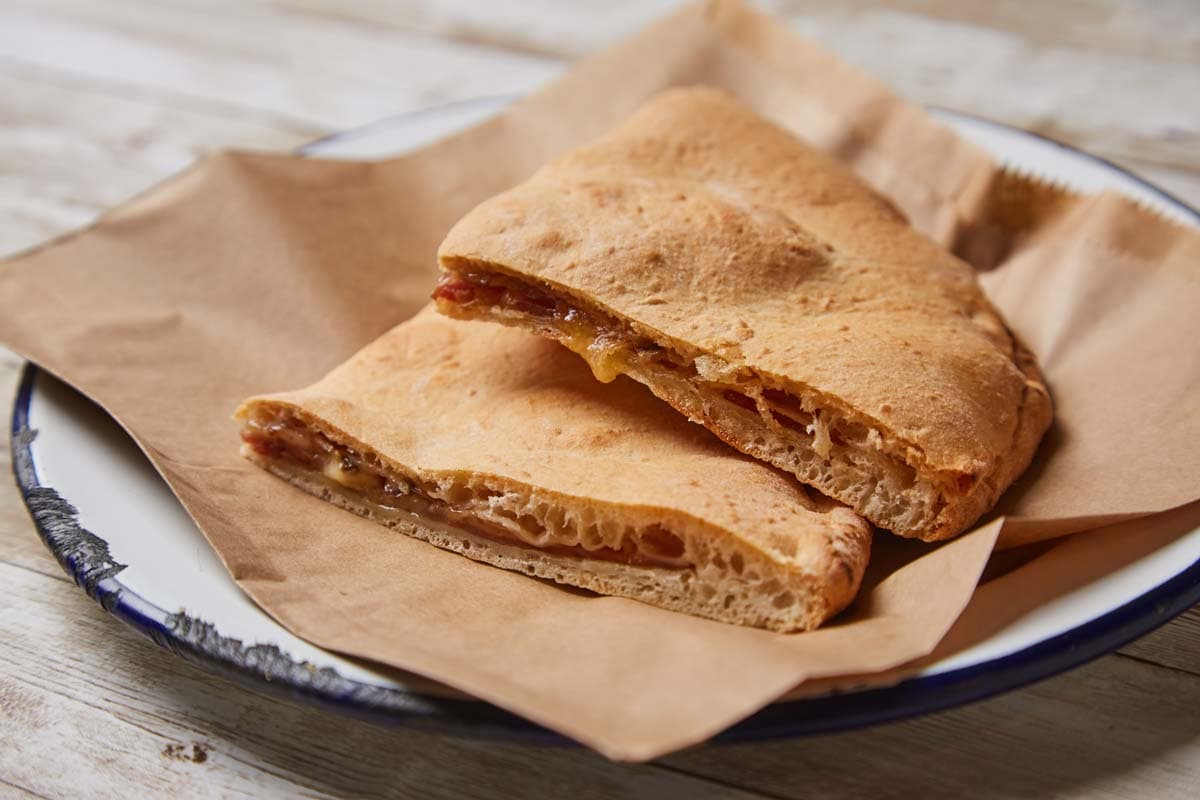 CALZONE HAM AND TOMATO