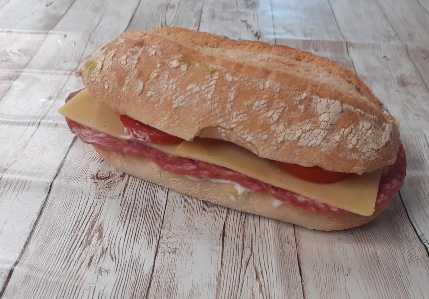 CIABATTA SALAMI AND CHEESE