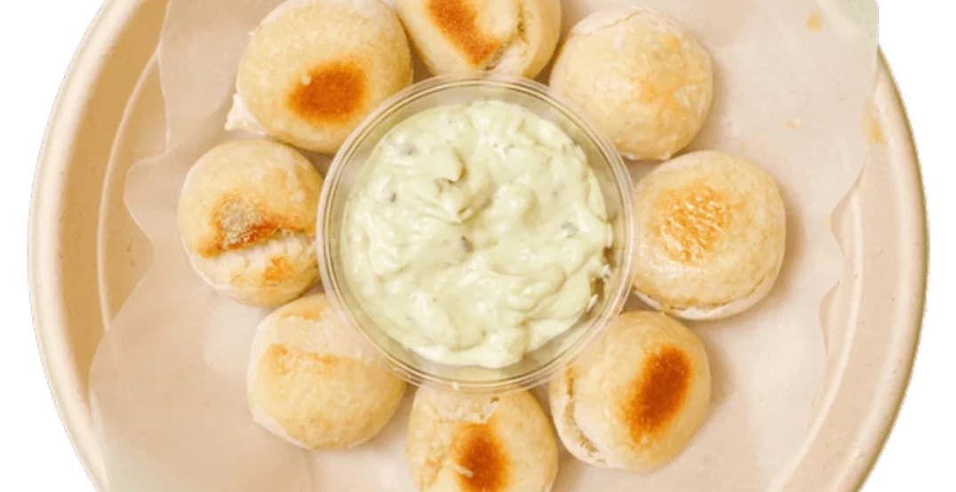 Dough Balls with Basil Aioli