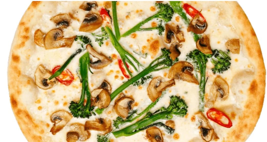 Broccoli, Chilli & Cheese Pizza 
