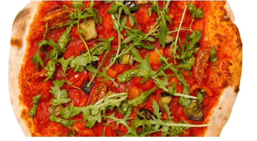 Pesto Caponata Pizza