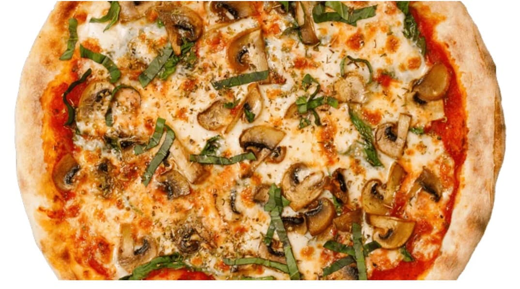  Spinach & Mushroom Pizza