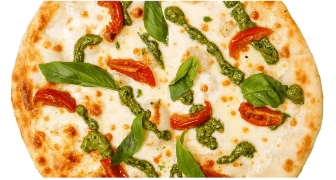 Cheesy Pesto Pizza