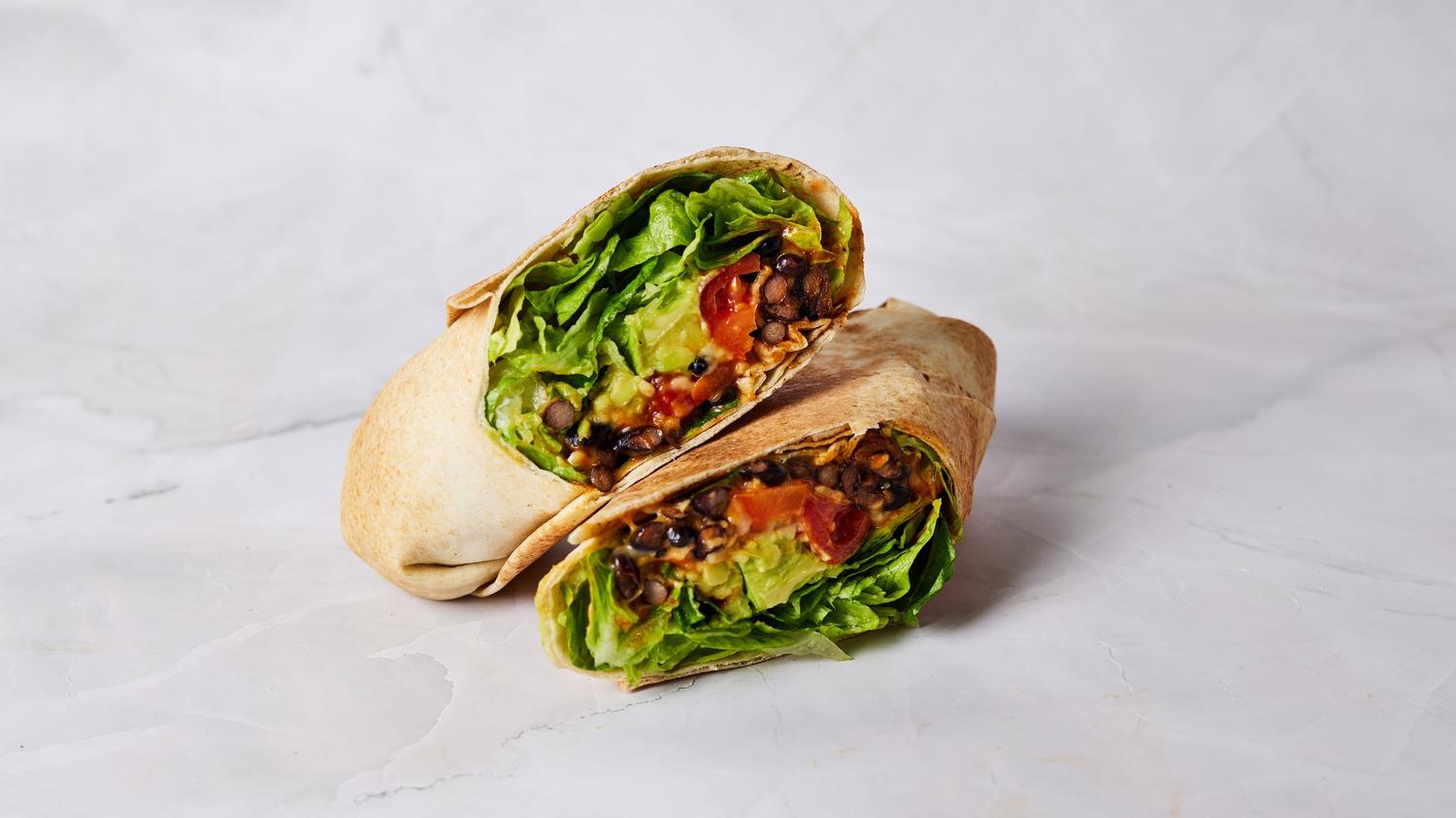 Smoky Black Beans & Avocado Wrap Platter
