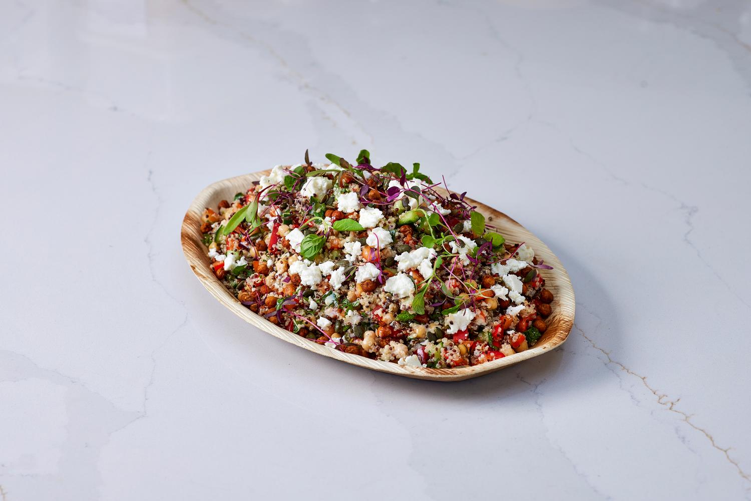 Greek Inspired Quinoa Salad Platter