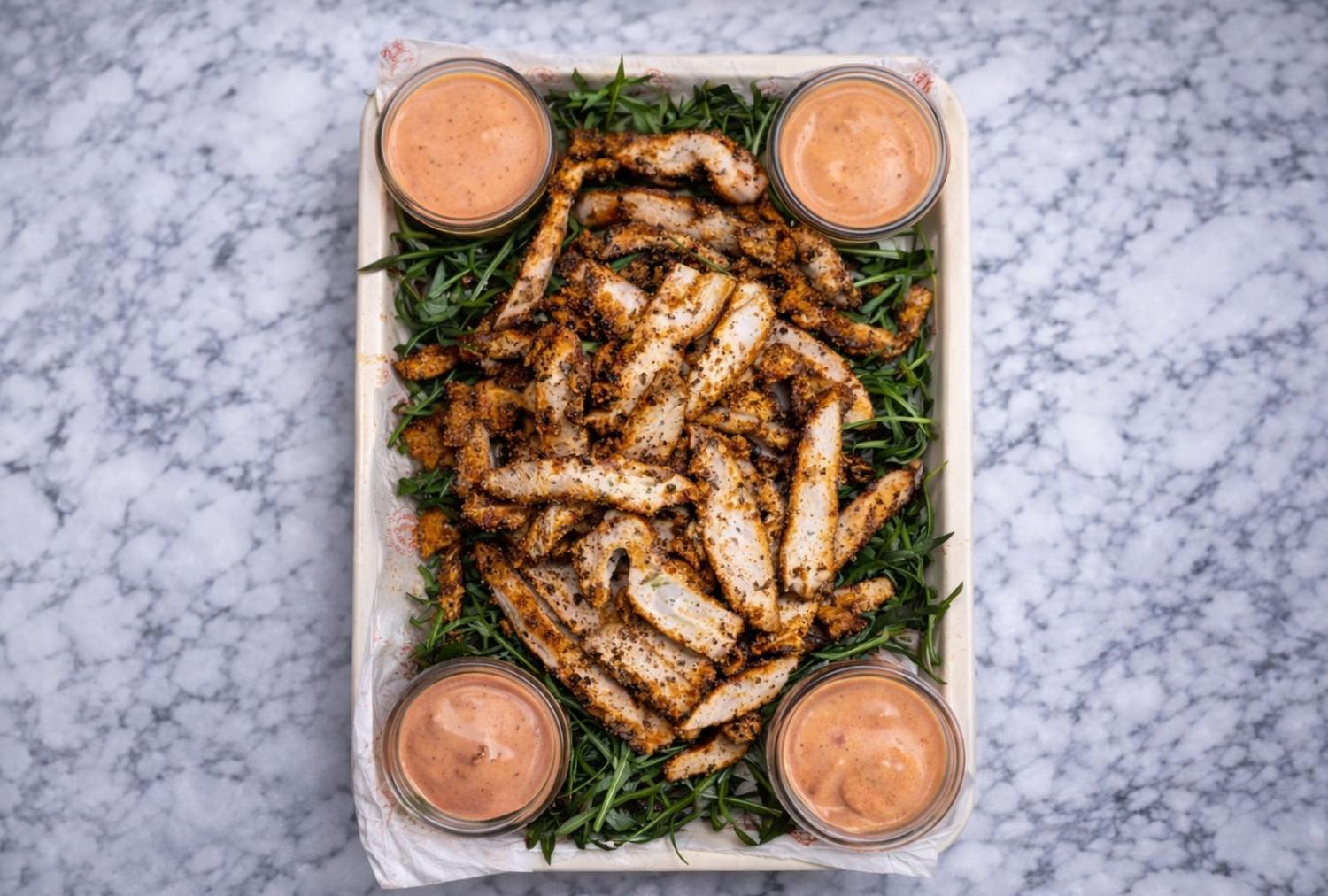 Roasted Chicken Protein Platter