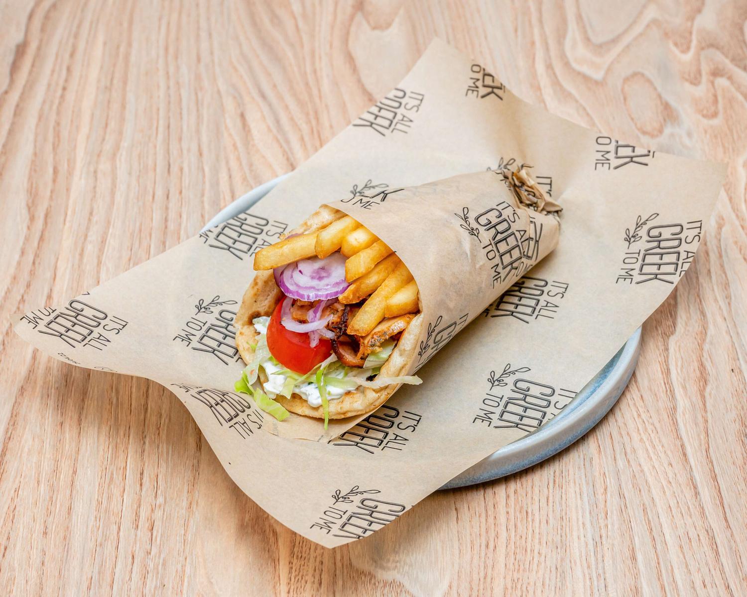 The Greek Chicken Wrap (Halal)