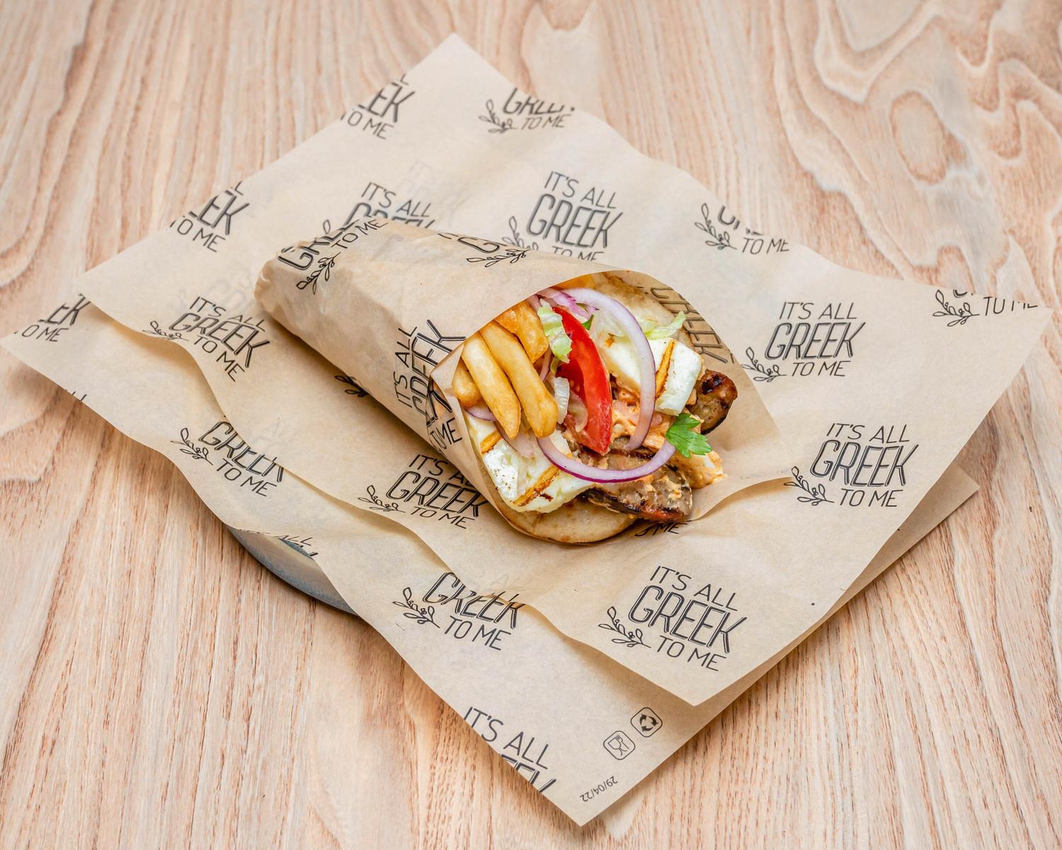 The Greek Halloumi Wrap