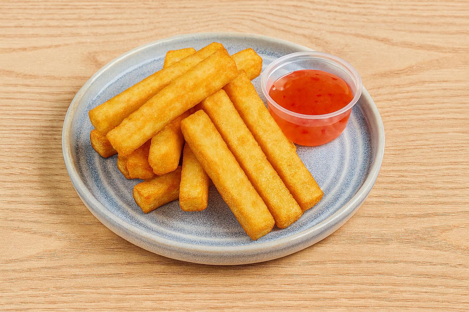 Golden Halloumi Fries