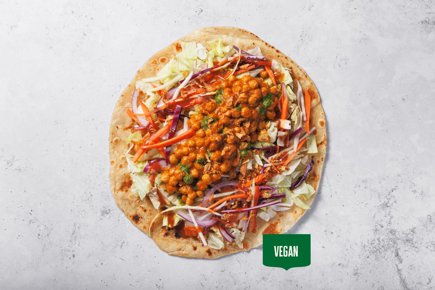 Channa Masala wrap