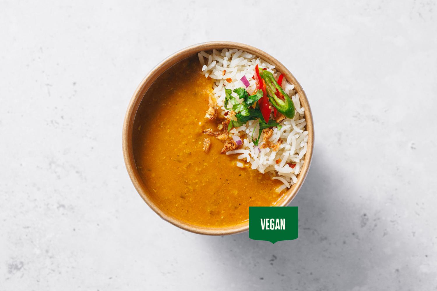 Tadka Dal & Rice