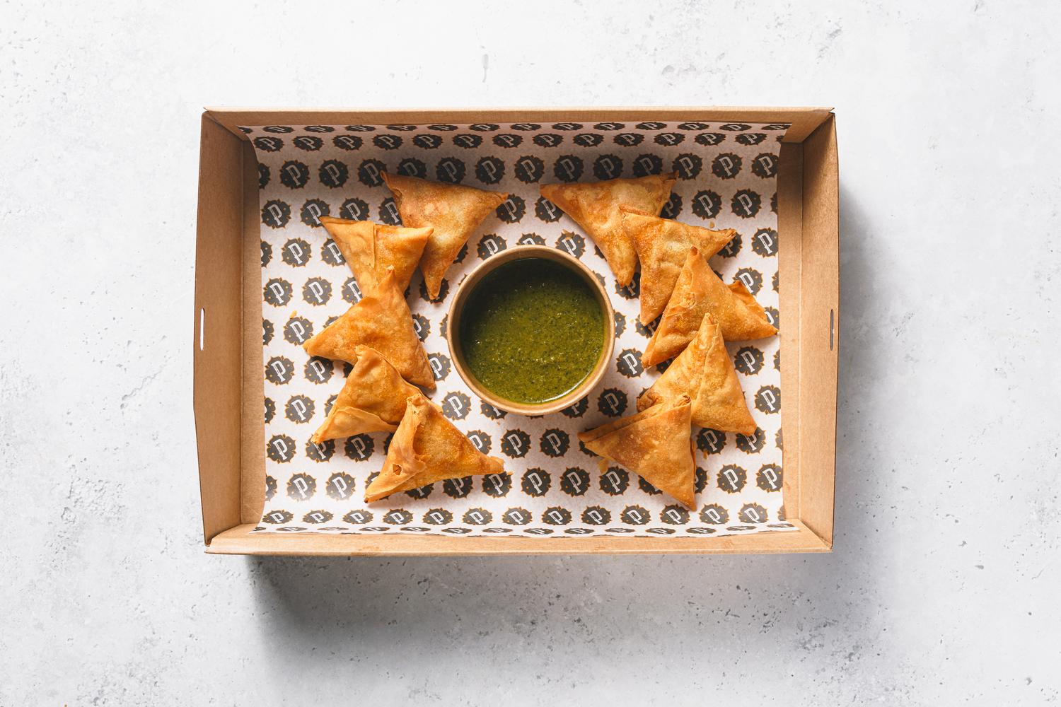 Lamb Samosa Platter