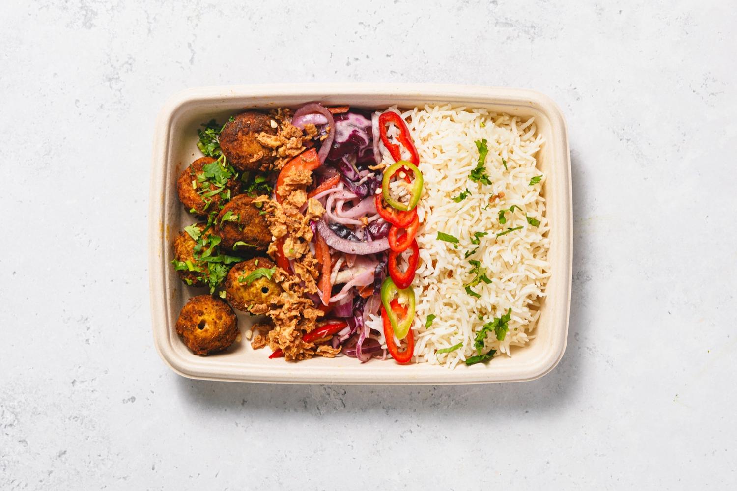 Vegan 'Chicken' Karma Plate