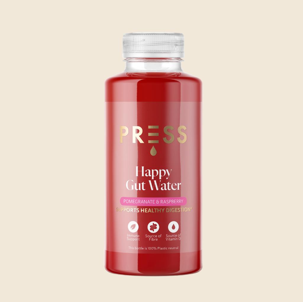 PRESS Happy Gut Water, Pomegranate & Raspberry