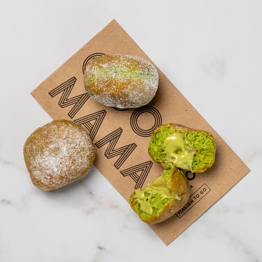 Pistachio Bomboloni Trio (V) 