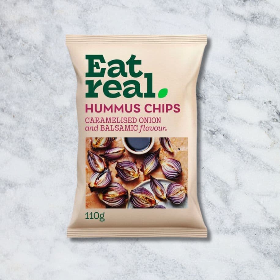Eat Real Hummus Chips - Onion & Balsamic (VE)