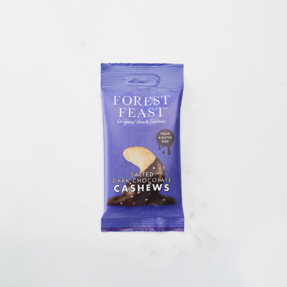 Forest Feast Salted Dark Choc Cashews 🌱