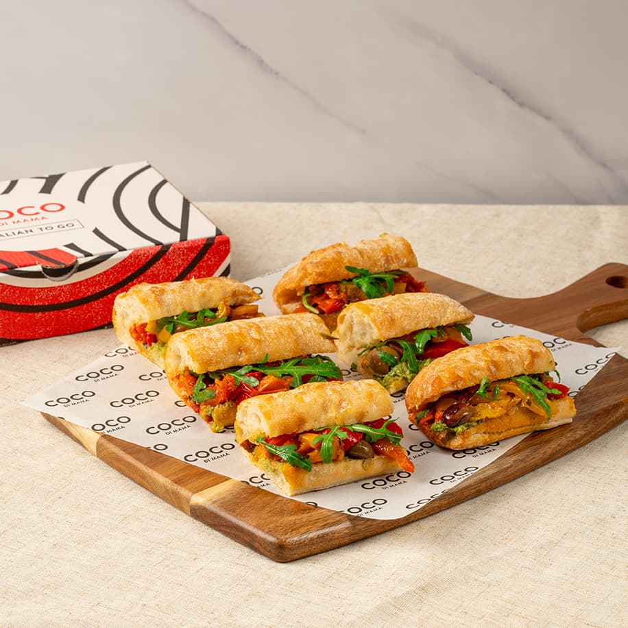 SMALL PLATTER - Vegan Rainbow Ciabatta (VE)