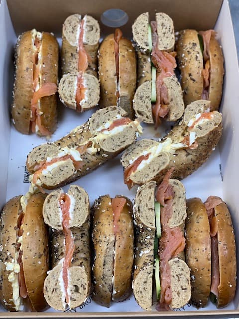 Medium Smoked Salmon Bagel Box