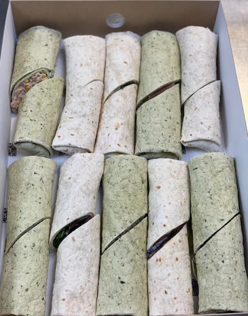 Large Halal Wrap Platter box