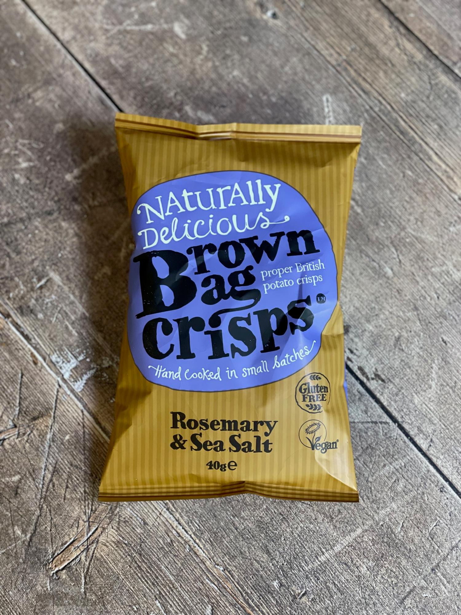 Brown Bag Crisps Rosemary & Sea Salt