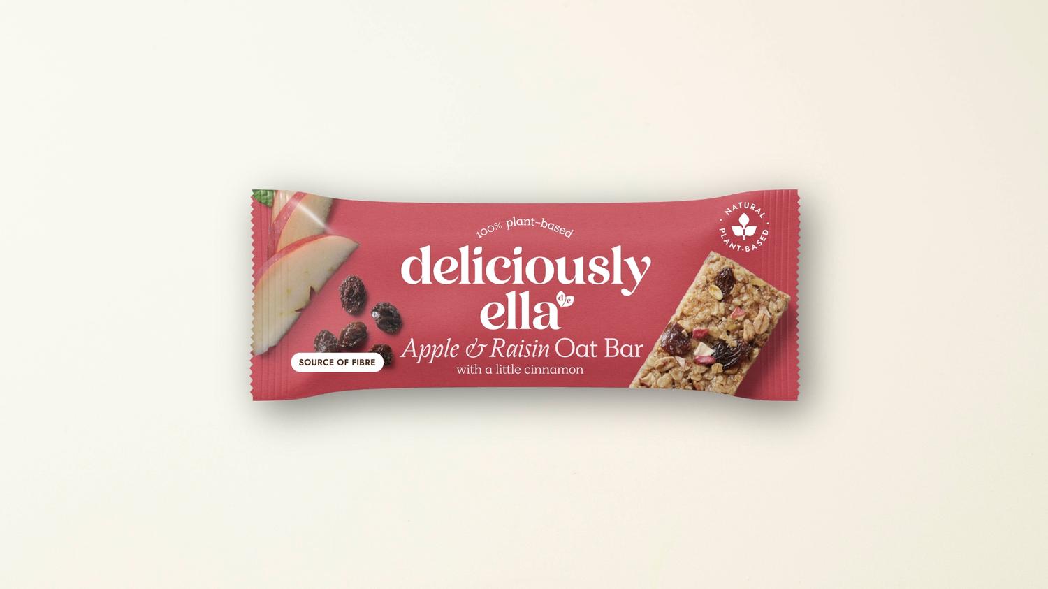 Deliciously Ella Apple + Raisin Oat Bar
