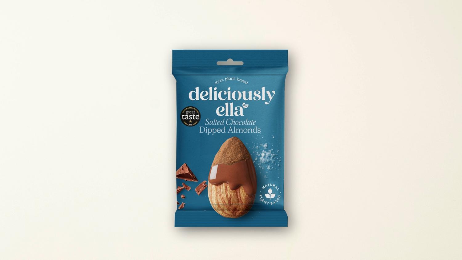 Deliciously Ella Salted Chocolate Dipped Almonds