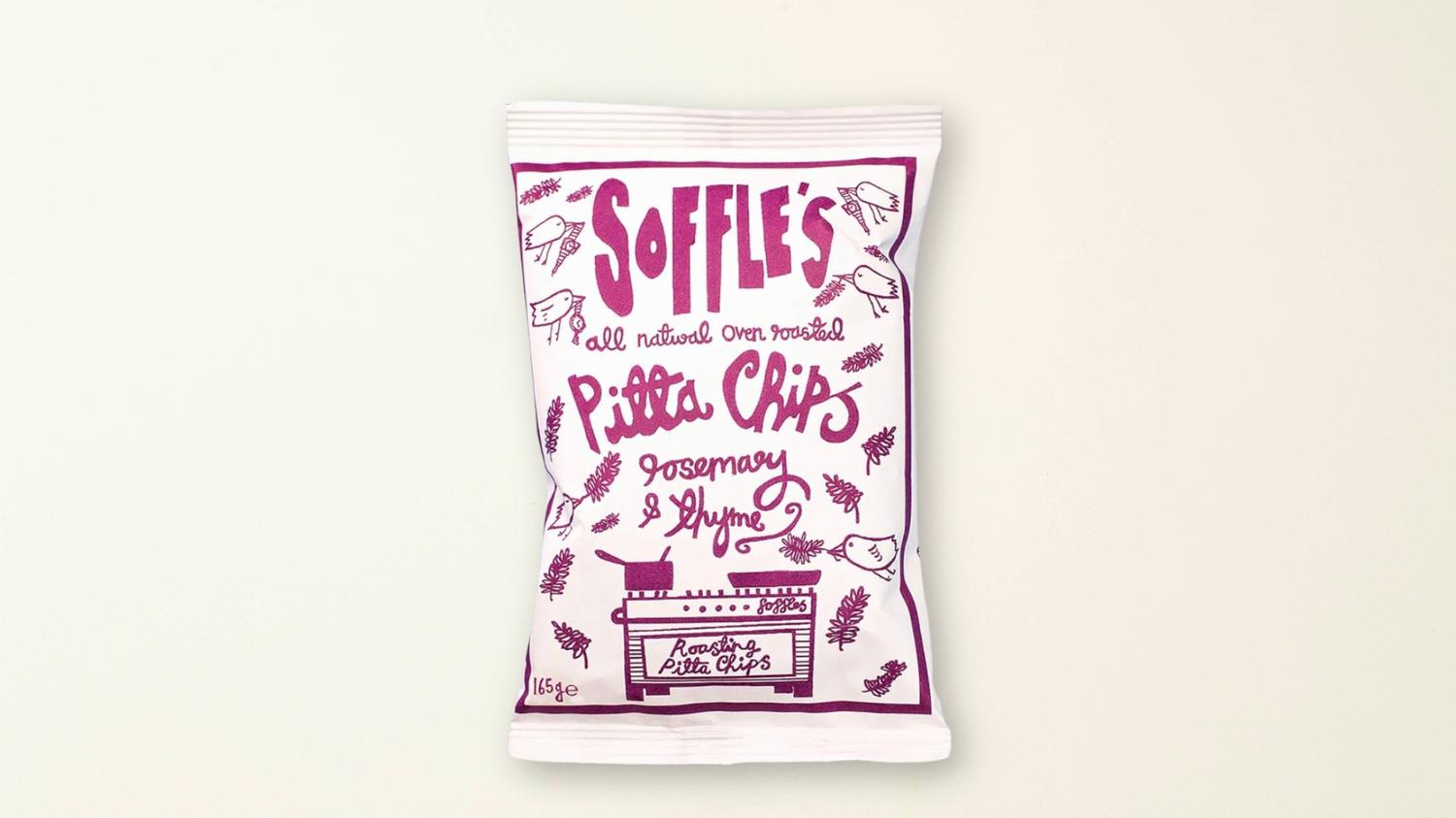 Soffle's Pitta Chips Rosemary & Thyme