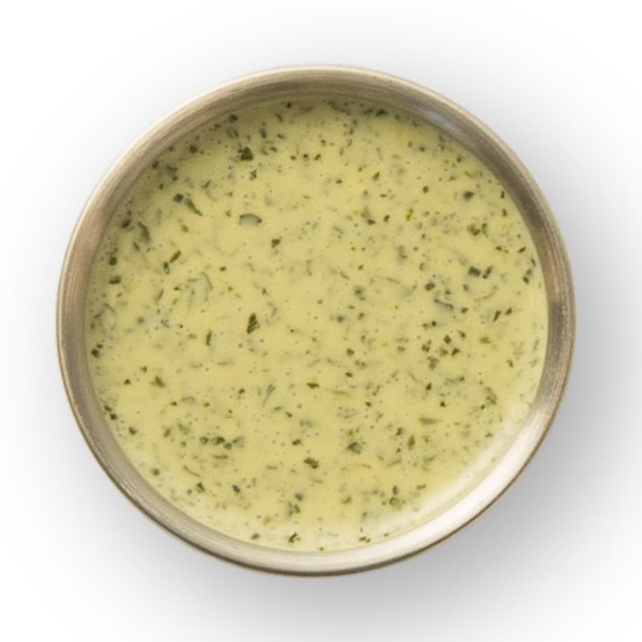 Mint + yoghurt dressing