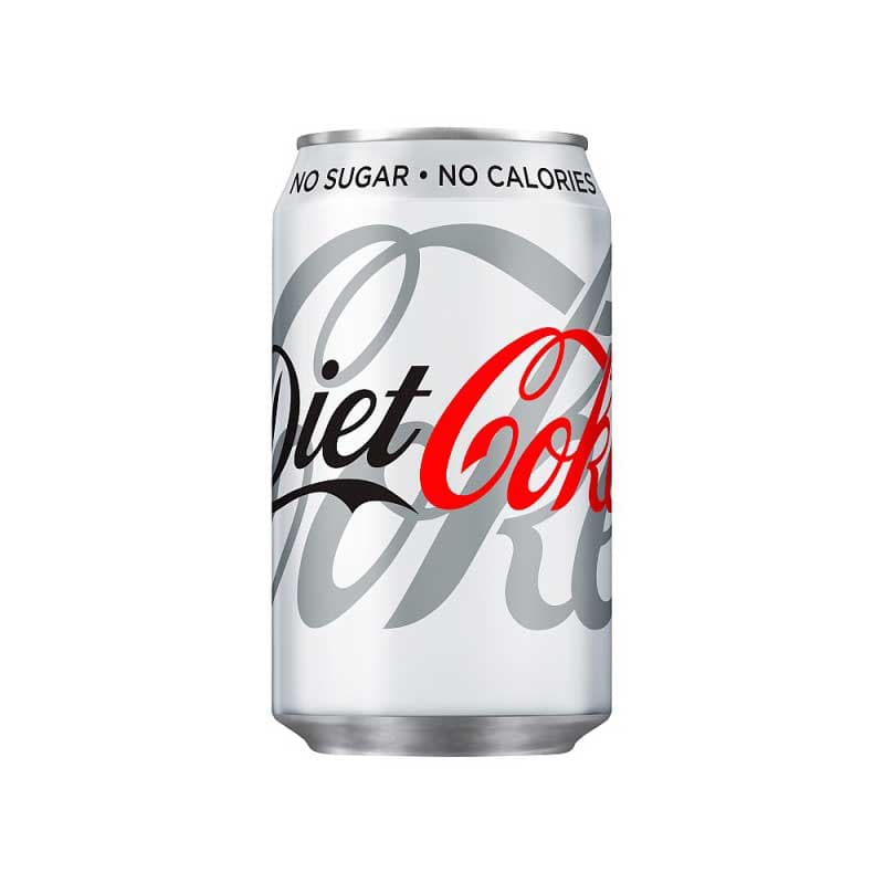 Diet Coca Cola 330ml can