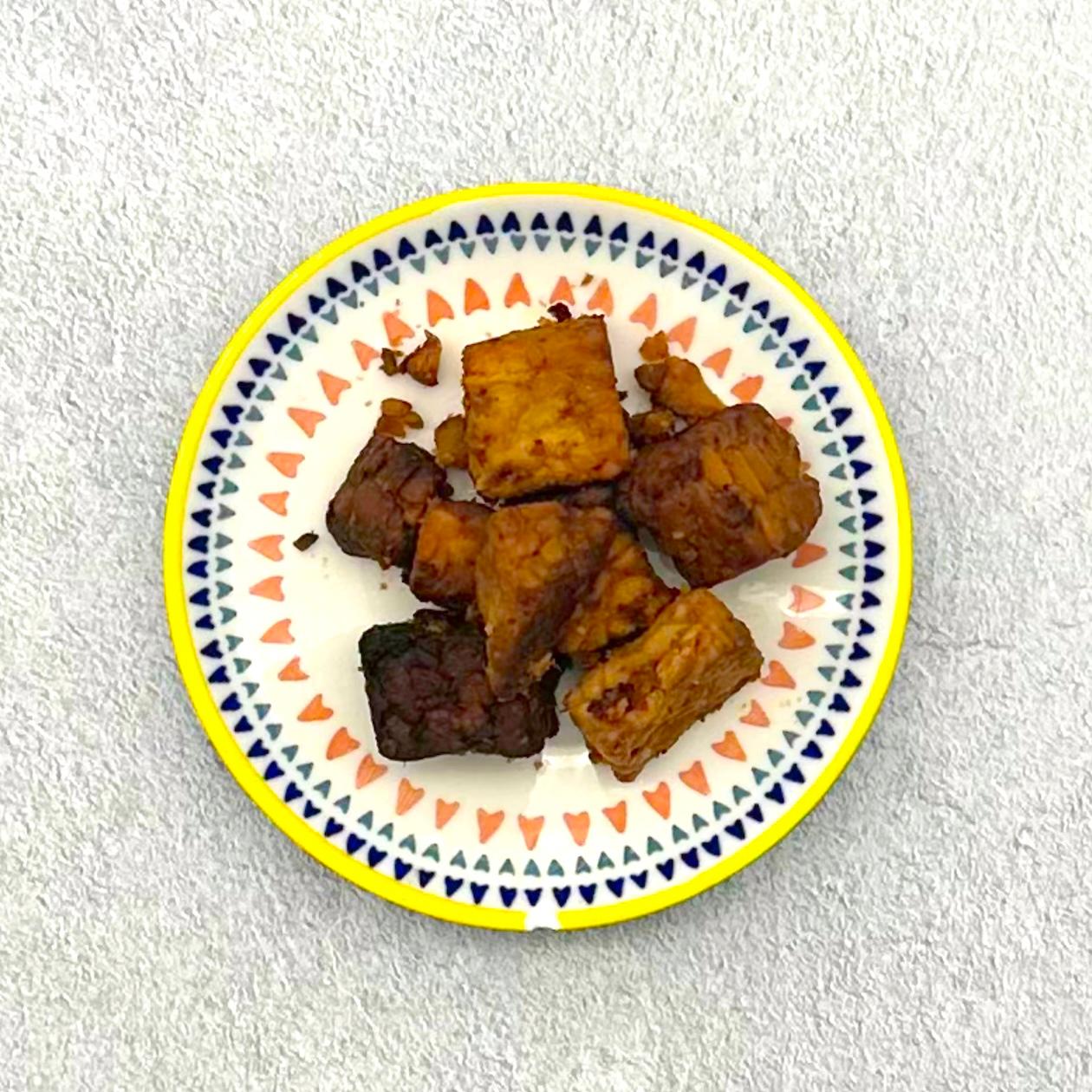 Portion of Roast Tempeh