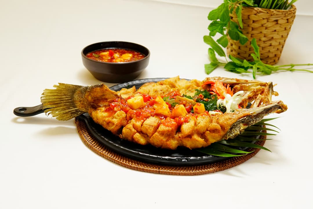 Pla Rad Prik/ Yum Ma Muang (Spicy)